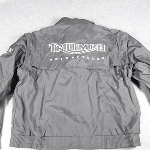 Triumph Motorcycles Jacket Mens Large Black The Triple Connection L
